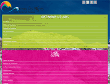 Tablet Screenshot of chateauroux-les-alpes.com